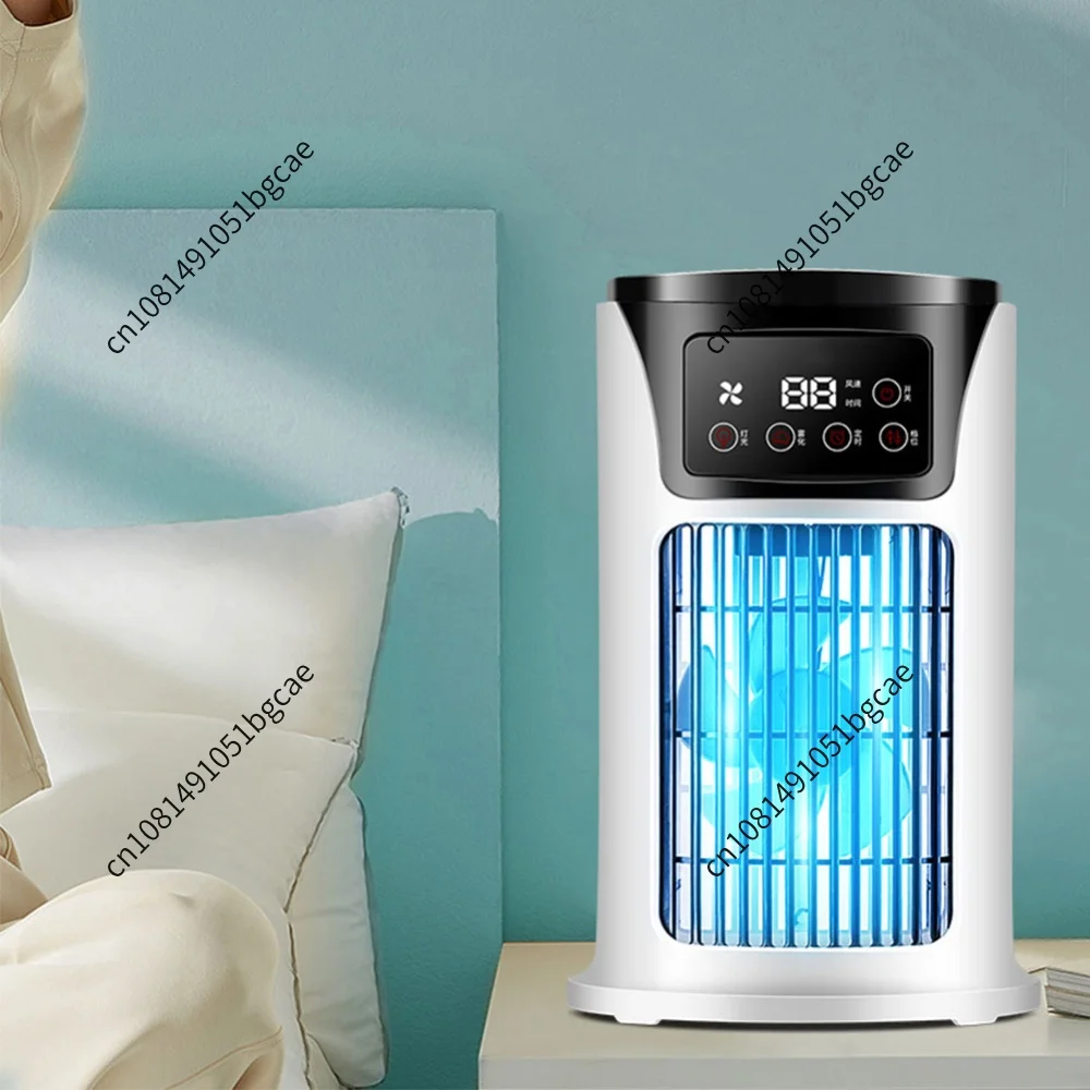 Portable Air Conditioner Fan 6H Timer Air Cooler Fan 6 Speeds Water Cooling Fan 300ML Water Tank for Home Bedroom Office