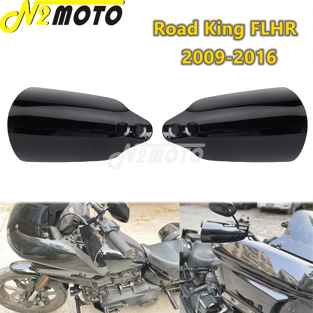 

For Harley Touring Hand Protector Shield Motorcycle Wind Handlebar Guard Cover Handguards Protectiong Fit Road King FLHR 2009-16