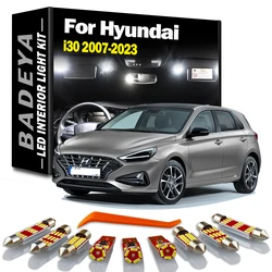 LED Interior Map Roof Dome Light Bulb Kit For Hyundai i30 MK1 MK2 MK3 FD GD PD N 2007- 2018 2019 2020 2021 2022 2023 Accessories