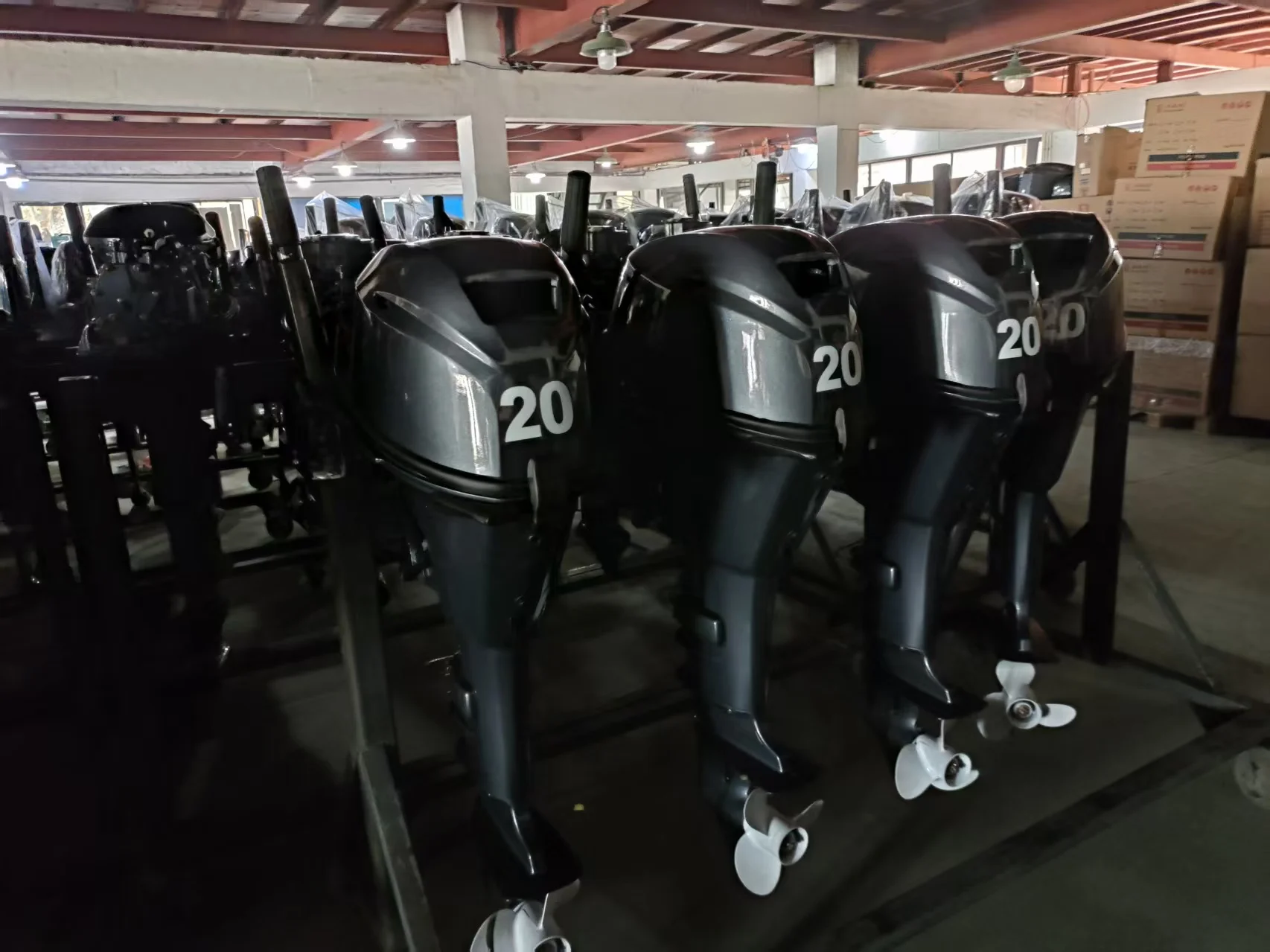 Yamabisi 20HP 4-Stroke Outboard Motor Boat Engine Lightweight Marine Outboard with Superior Performance