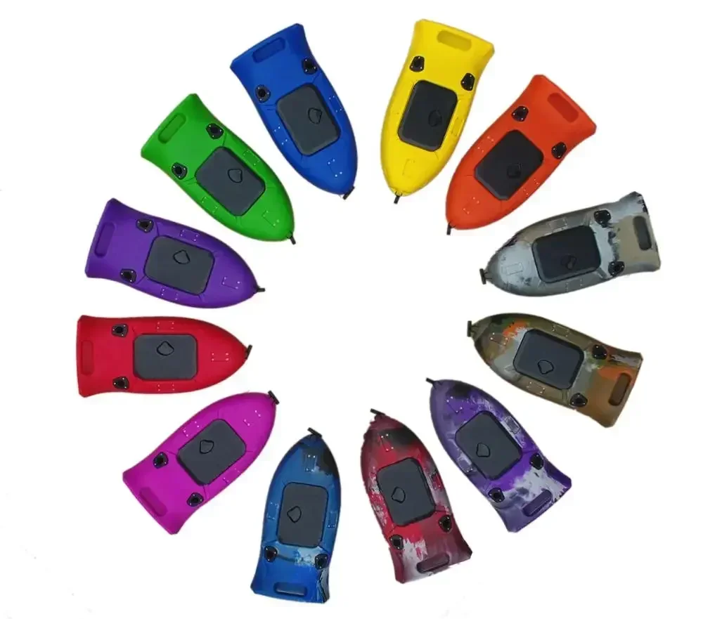 Boîte de bateau de pêche à base d'eau brodée personnalisée, grande capacité, plastique LLDPE, accessoires de kayak colorés, E27, 97x50x24 cm