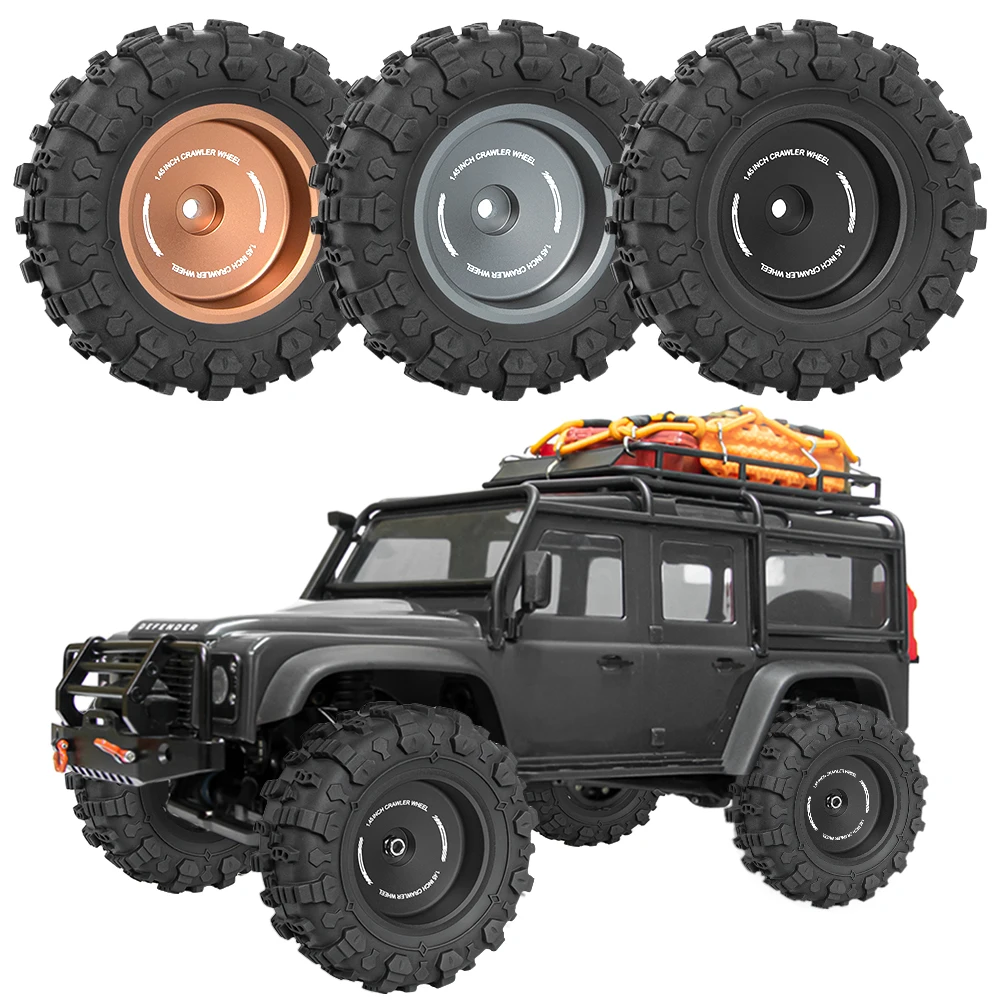 1.45-inch off-road wheel and tire kit compatible with 1/18 TRx4M, 1/12 SCX24, and Fms Ascent-18rc.