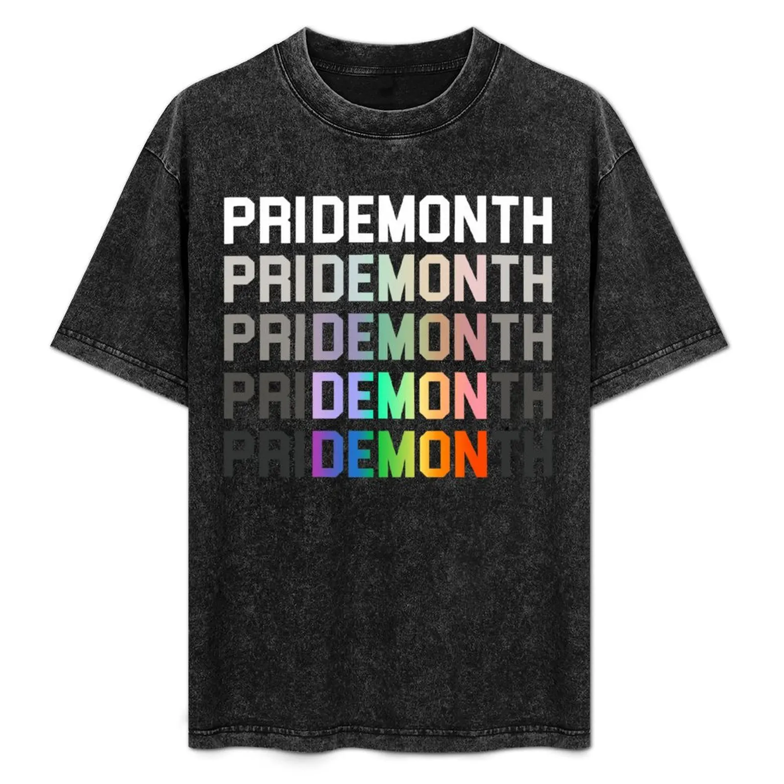 

Pride Month Demon LGBT Gay Pride Month Transgender Lesbian T-Shirt oversizeds oversized t shirt outfits for men