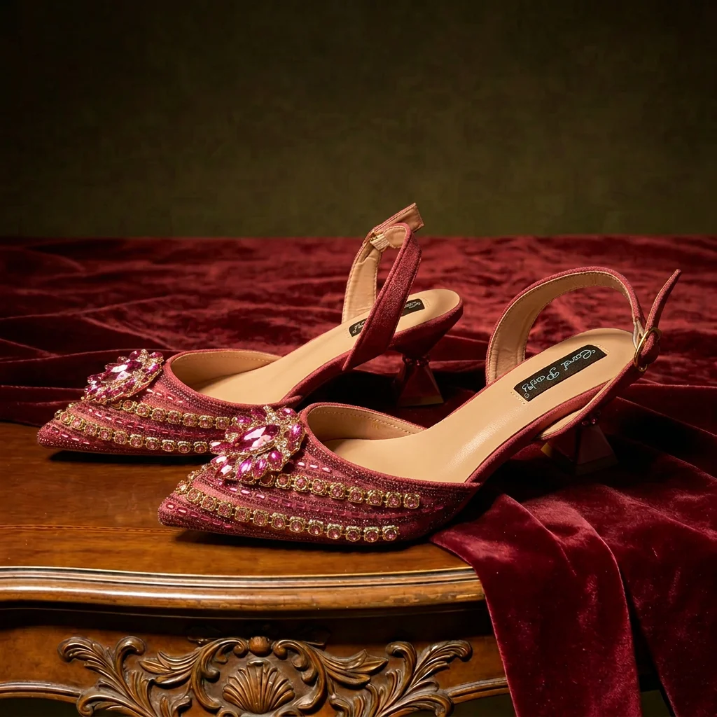 Queena Yan 2026 Elegant Italia - Slingback Heel Formal ulasan dan harga