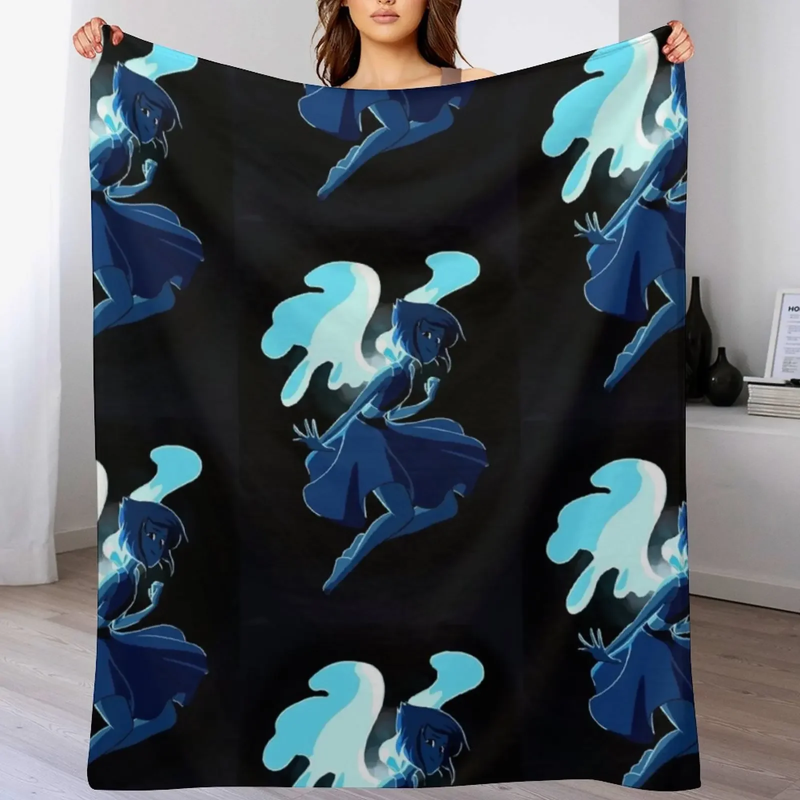 Lapis Lazuli Throw Blanket christmas decoration Soft Beds Blankets