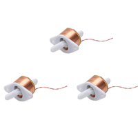 3PCS 0.44g Double Output Arm Rocker Rudder Micro Magnetic Actuator Electromagnetic  Mini Servo for RC Model Airplane