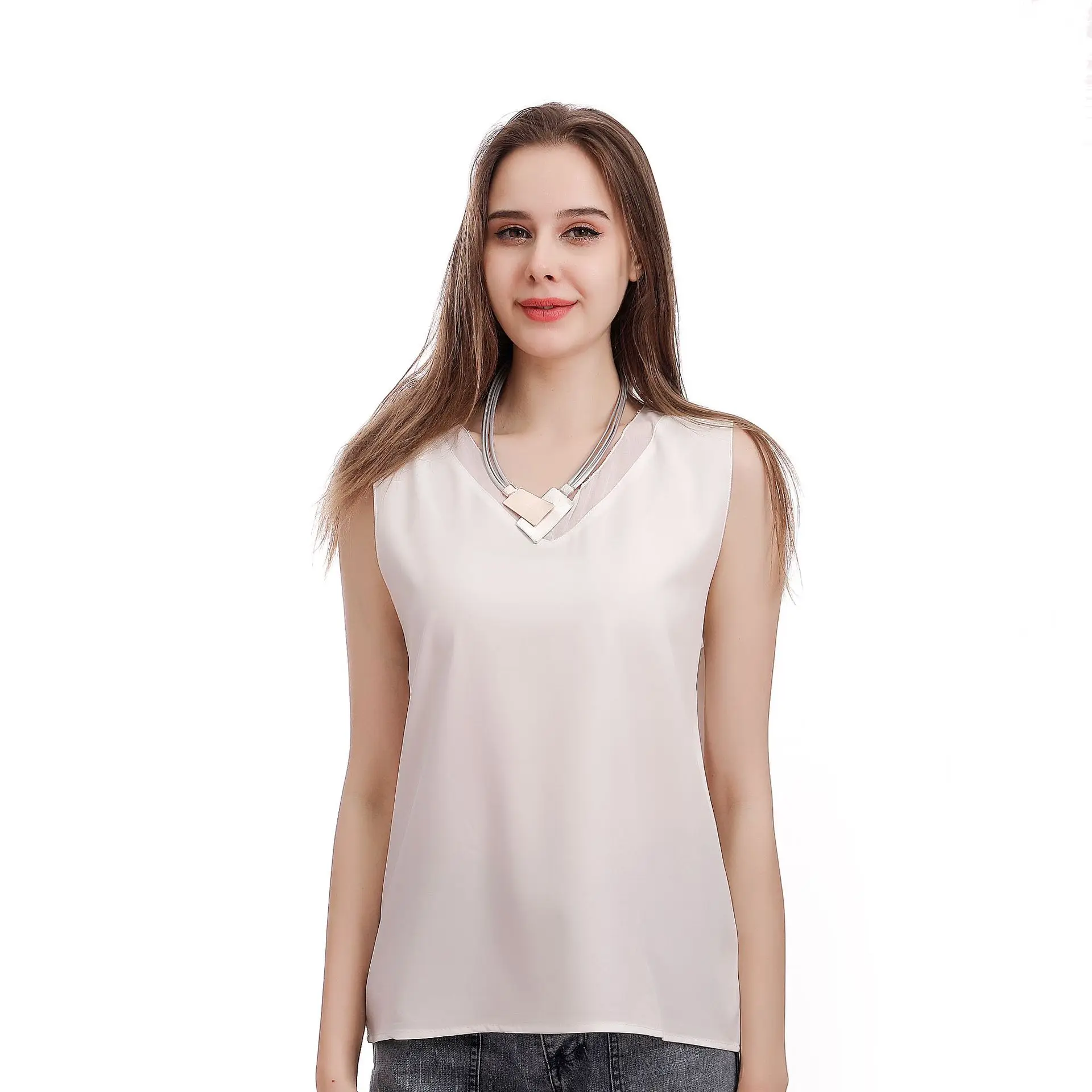 popular European and American style popular metal PU rope women's short personalized collarbone chain geometric pendant s