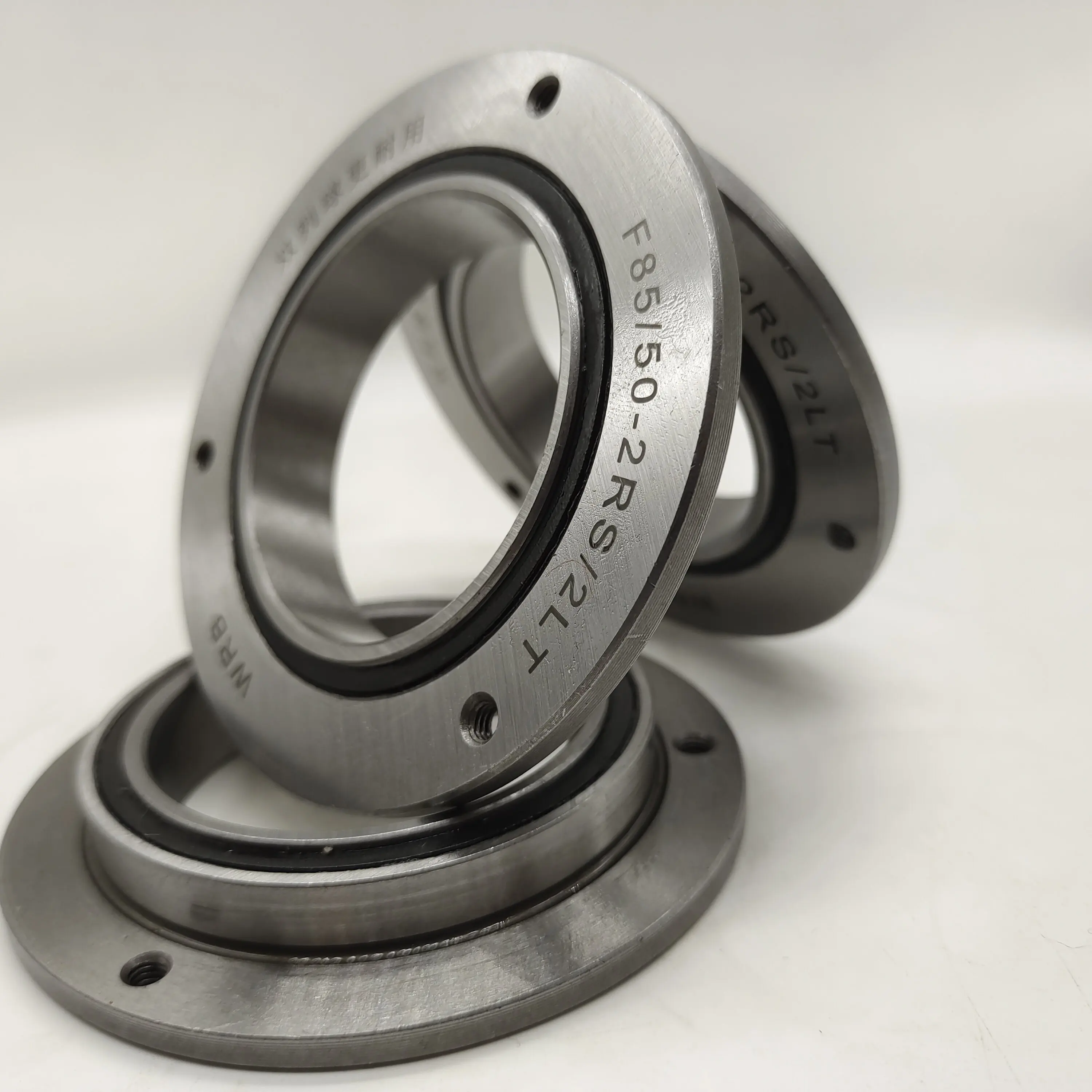 Flange integrated F85/50-2RS/2LT double row ball more durable precision end cap bearing