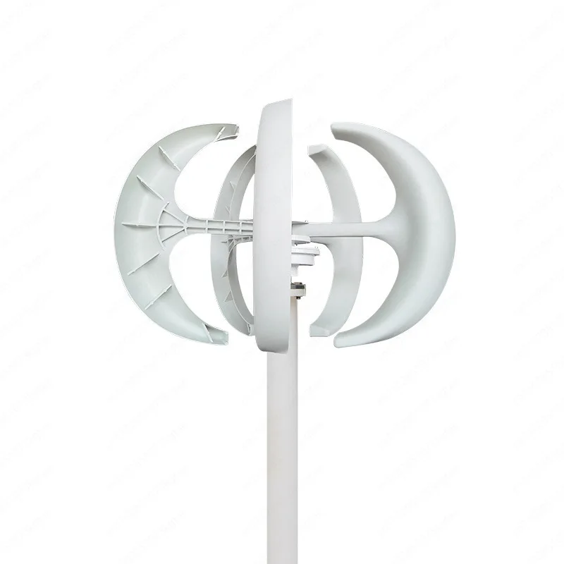 100W red lantern, vertical axis small wind turbine, wind-solar complementary street light monitoring