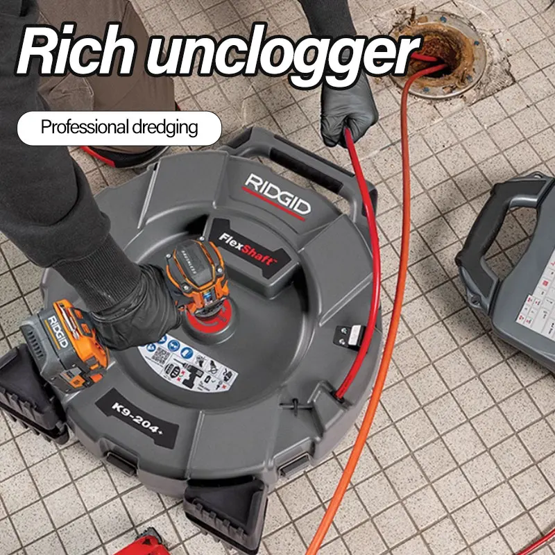 64273 Model K9-204Drain Cleaning  Machine Sewer Jet Machine Kit for Unblock 2"-4" Pipes