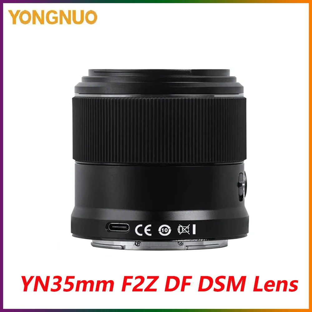 YONGNUO YN35mm F2Z DF DSM AF Full Frame Auto Focus Portrait Large Aperture lens for Nikon Z Mount ZFC Z9 Z7 Z5 Z6 Z50 Camera