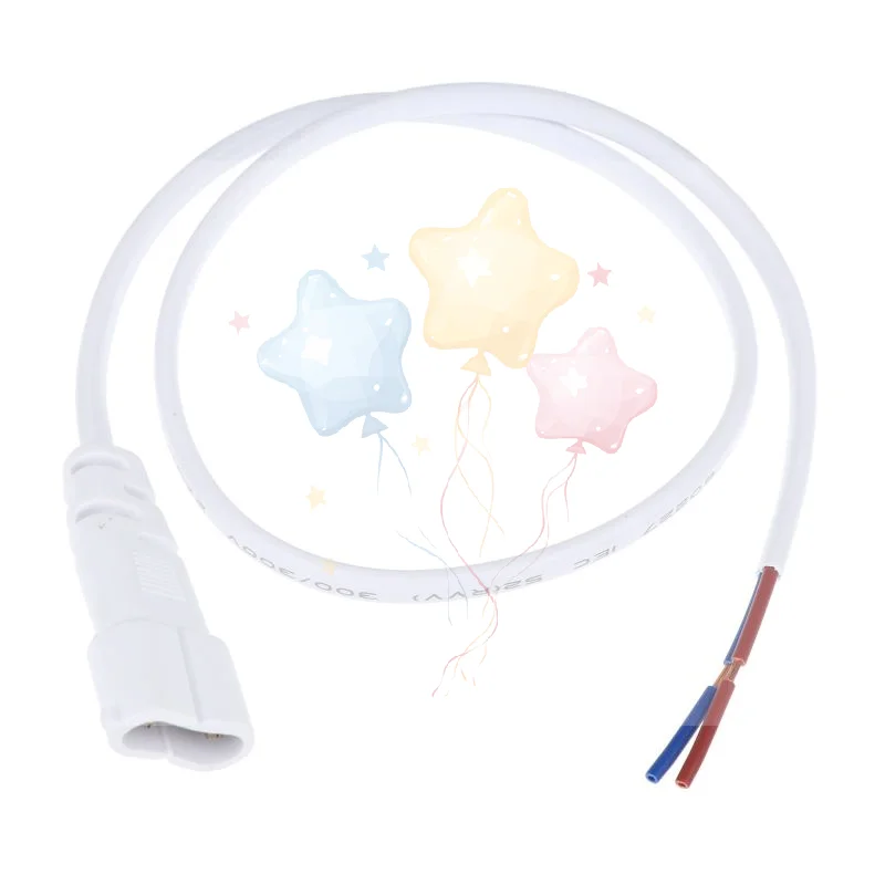 Connect The Power Cord For Honeycomb Hexagon LED Tube Ceiling Light For Auto Car Body Repair Led Workshop Cables Accessories