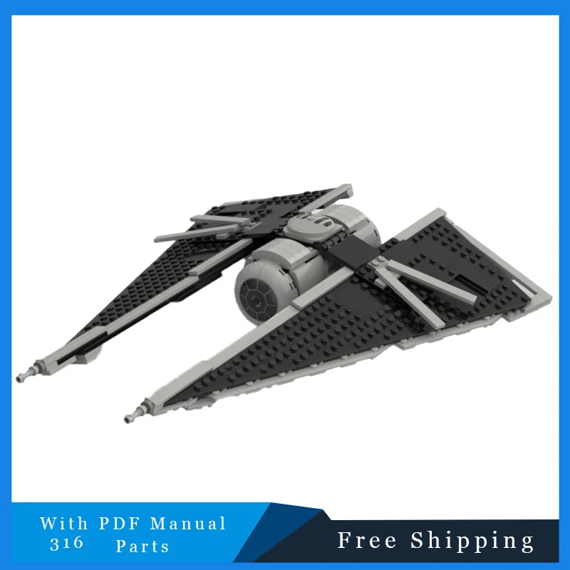 blocs-de-construction-modulaires-moc-greative-gris-316-pieces-technologie-d'avion-de-guerre-modele-pour-enfants-bricolage-assemblage-jouets-d'exposition-cadeau-de-festival