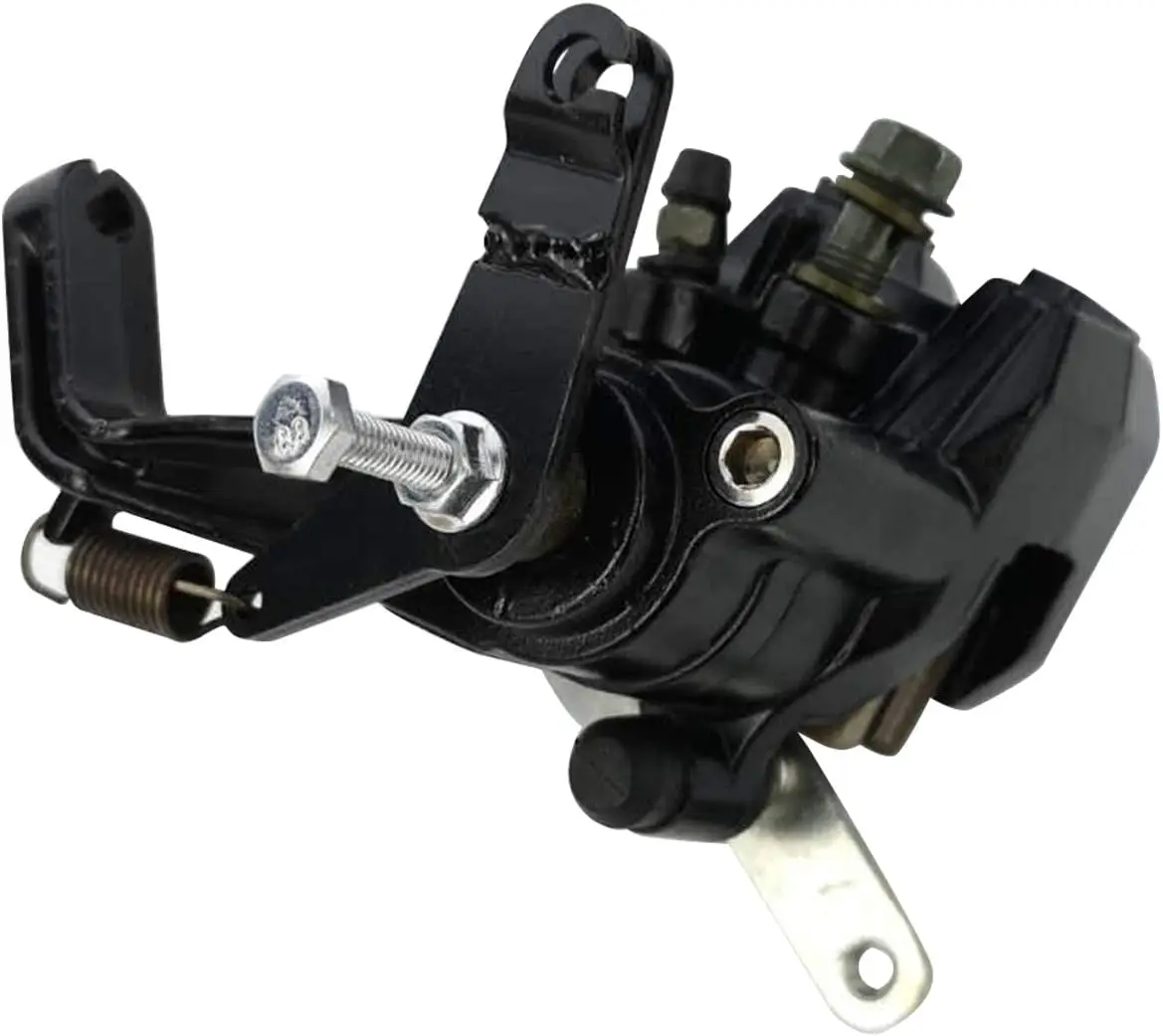 Hintere Bremssattelbaugruppe mit Feststellbremse für Honda ATC200 X A 1983 1984 1985 mit Halterung Bremsbeläge 43200-965-006