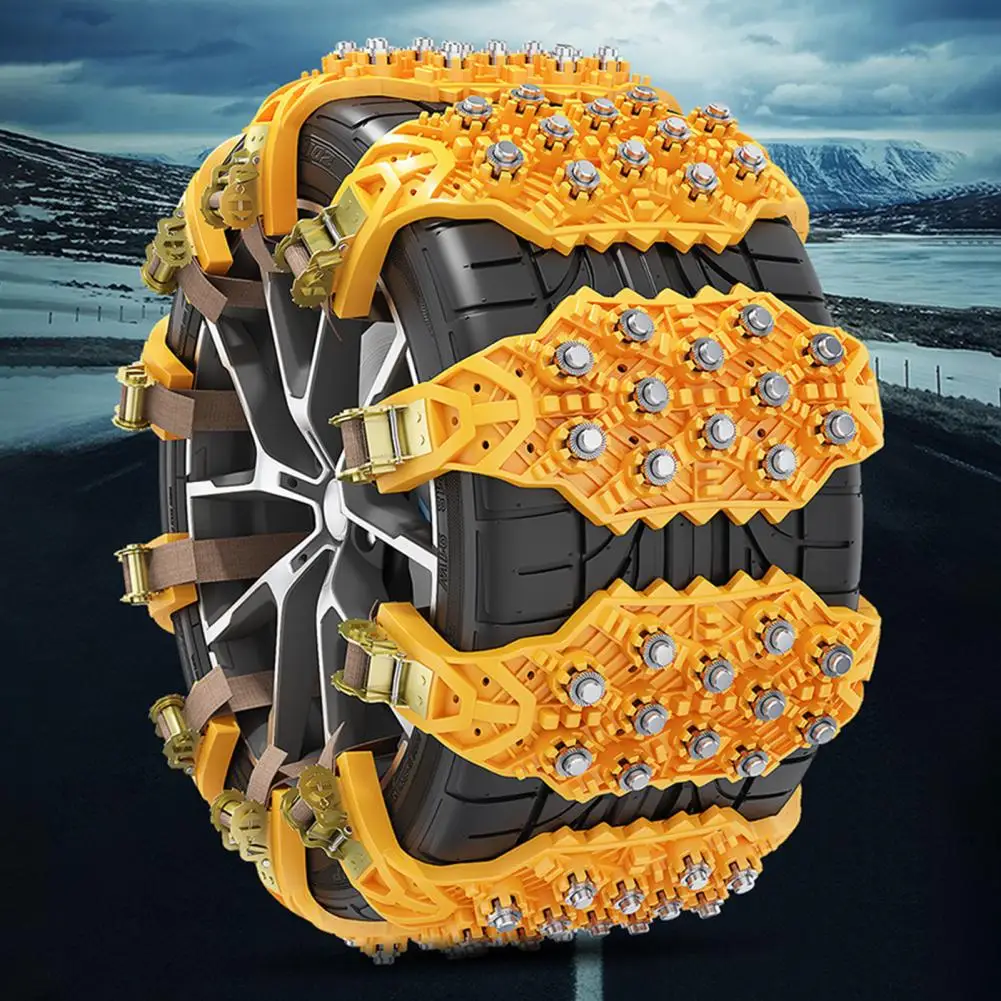 Truck Tire Chains Easy Installation Tire Chains Durable Car Tire Chains with Quick Fit Installation for Anti-skid for Easy