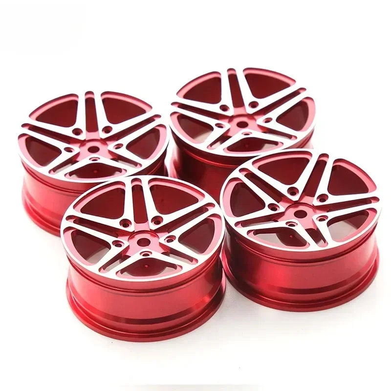 4 pcs 1 Set Aluminum Alloy Metal Whee Rim Fit HPI HSP RC model 1:10 On-Road Racing Car for HSP94122