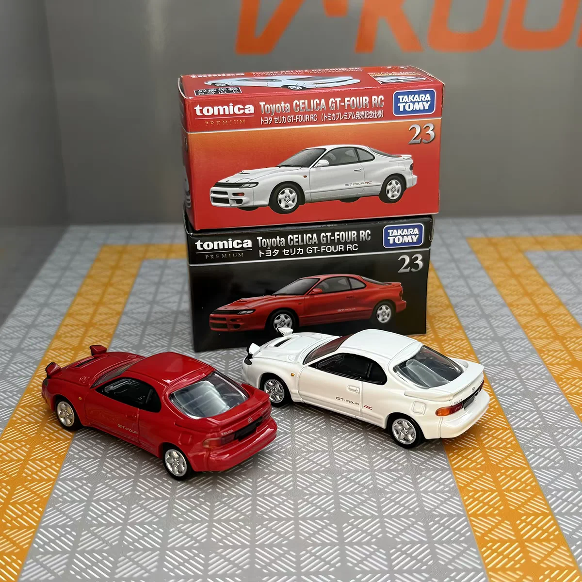 Tomica Premium Toyota Celica GT Four RC Rally Alloy Diecast Car Model Simulation Collectible Vehicle