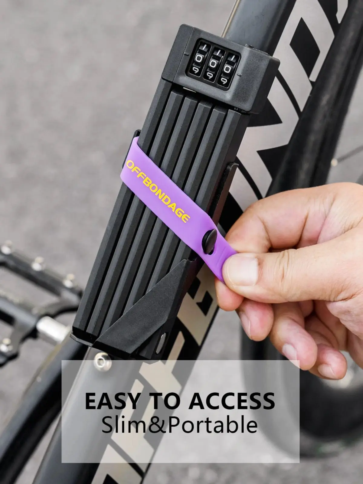 AliExpress OFFBONDAGE Bicycle Folding Chain Lock Anti Theft Combination Lock Heavy Duty Safety Motorcycle MTB Road Cycling Electric Lock