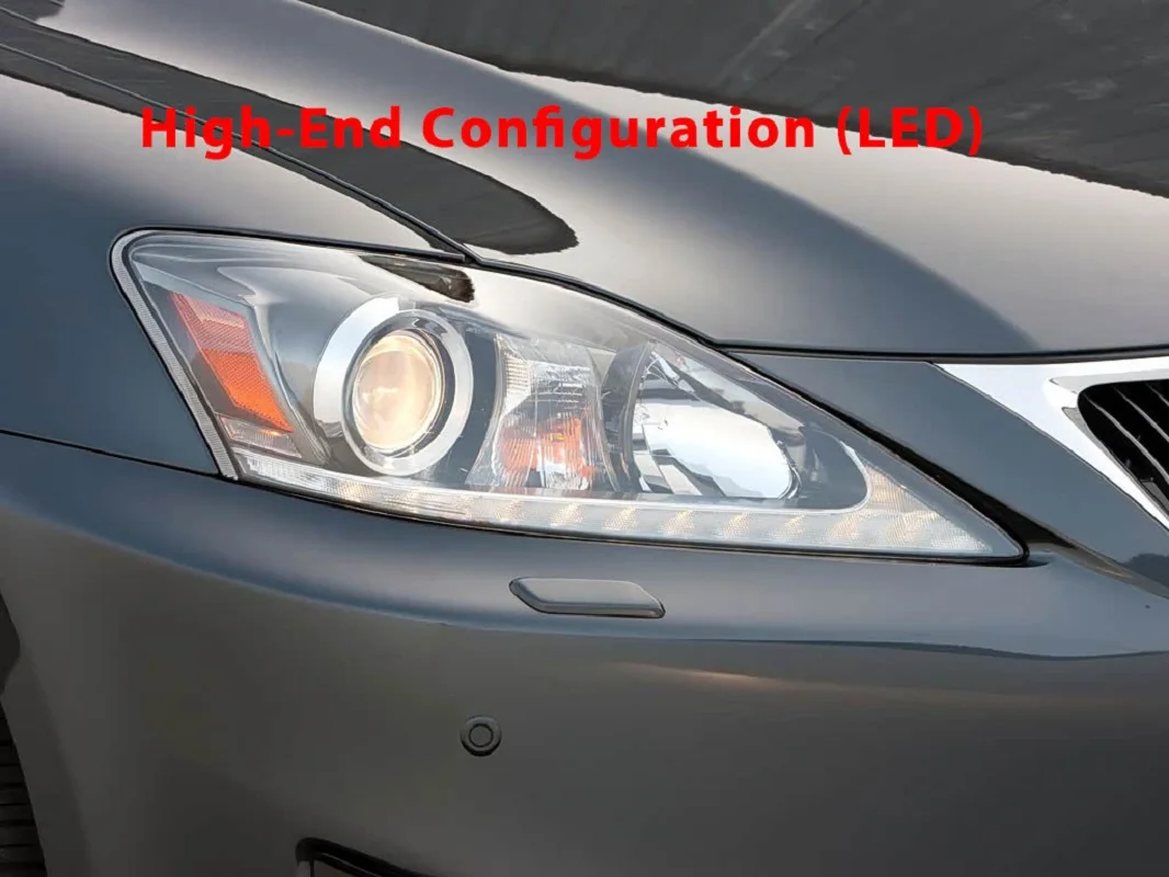 For Lexus IS250 IS300 IS350 High Configuration 2006-2012 Headlamp Shell Transparent Headlight Cover Lamp Shade Lampshade Lens