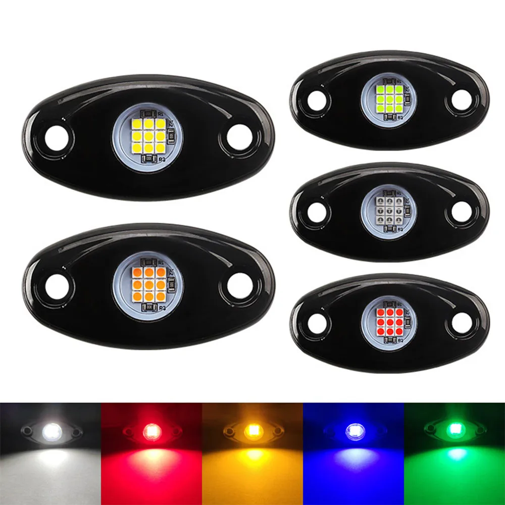 1/2/4pcs LED Rock Light Auto chassis Decorative Atmosphere Light Car bottom ambient  For Dune Buggy Off Road Jeep SUV