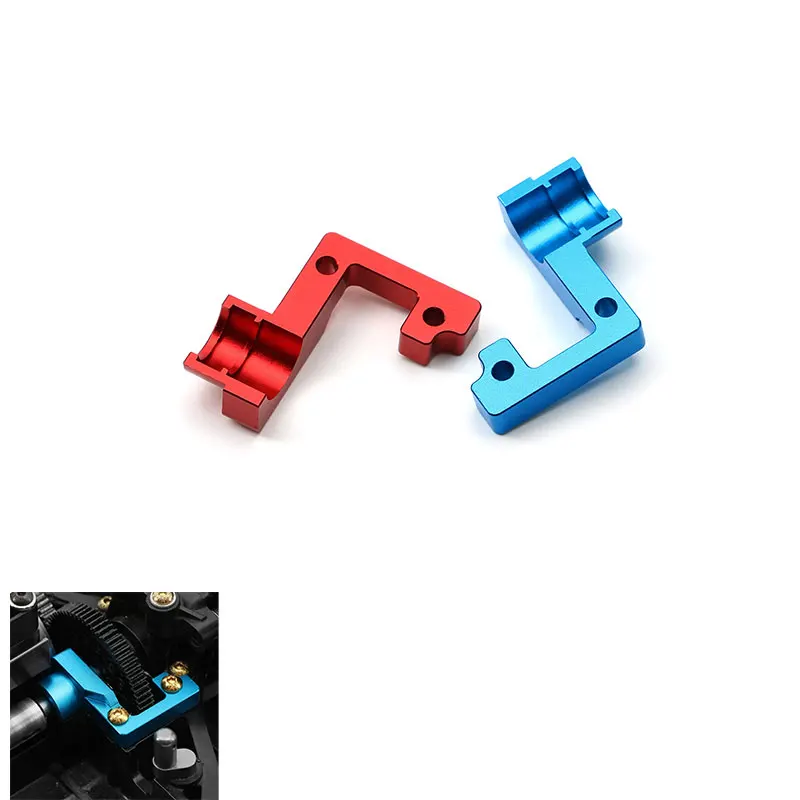 Metal Open Gear Box Gearbox Housing Gear Mount for Tamiya TT02 TT-02 1/10 RC Car Upgrade Parts Accessories