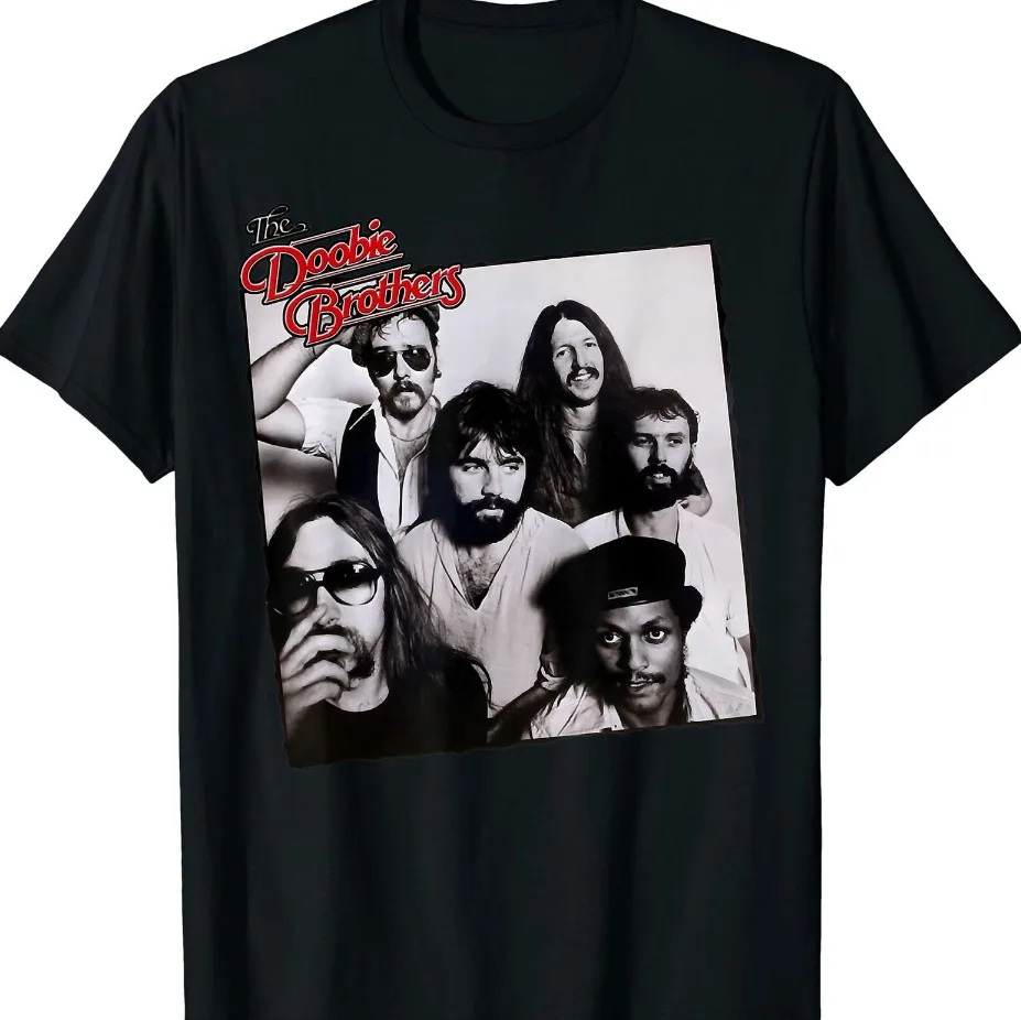 The Doobie Brothers 70s 80s Concert Tour Cotton Black S-234XL Unisex MM1626