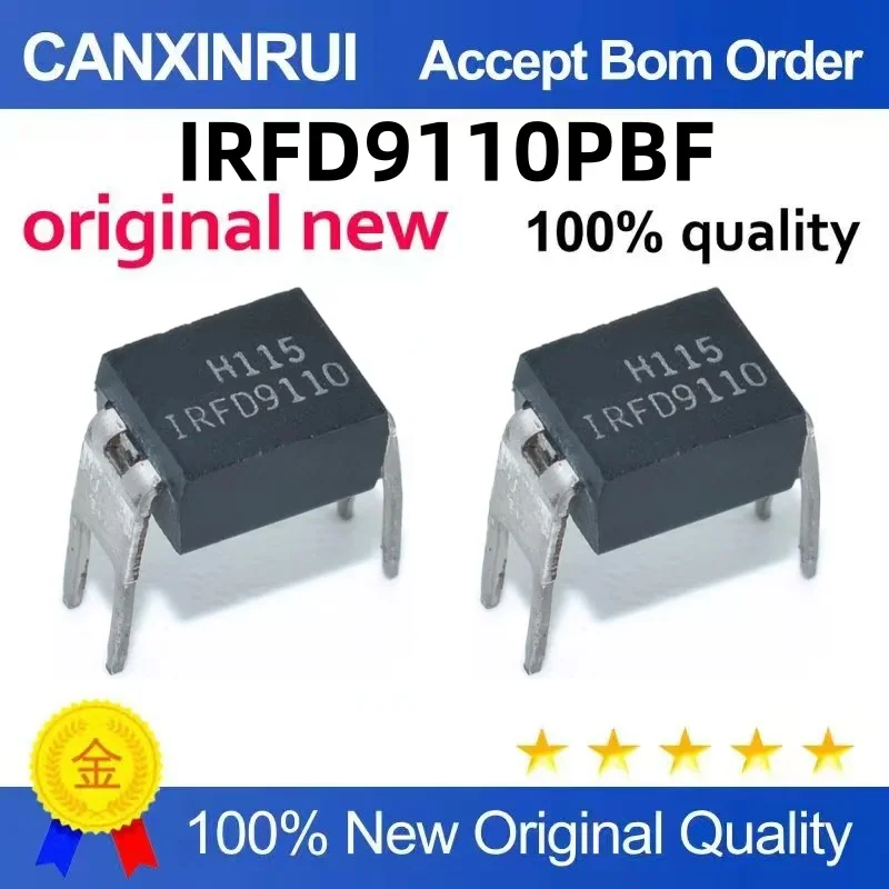 (10-300piezas)The new original IRFD9110PBF IRFD9110 FD9110 DIP4 spot chip starts with a start