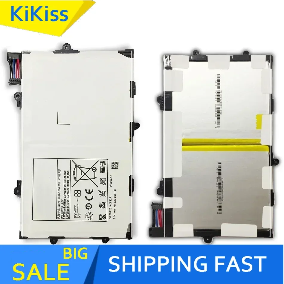 SP397281A (1S2P) SP368487A 5100mAh Battery For Samsung GALAXY Tab 8.9 P7300 7310 7320 P739/7.7 P6800 P6810 Batteria