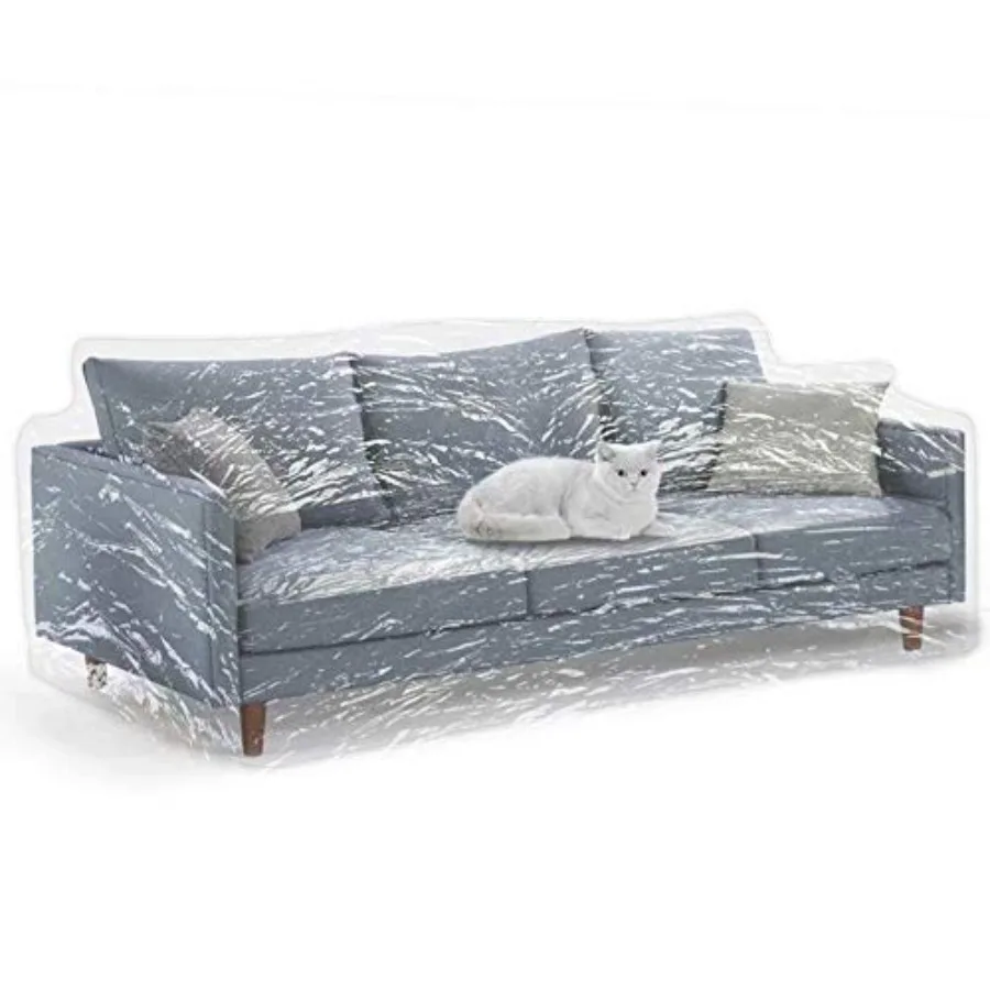 

Heavy duty waterproof plastic couch cover for pets with thickened material provides scratch proof protection nonslip design ide