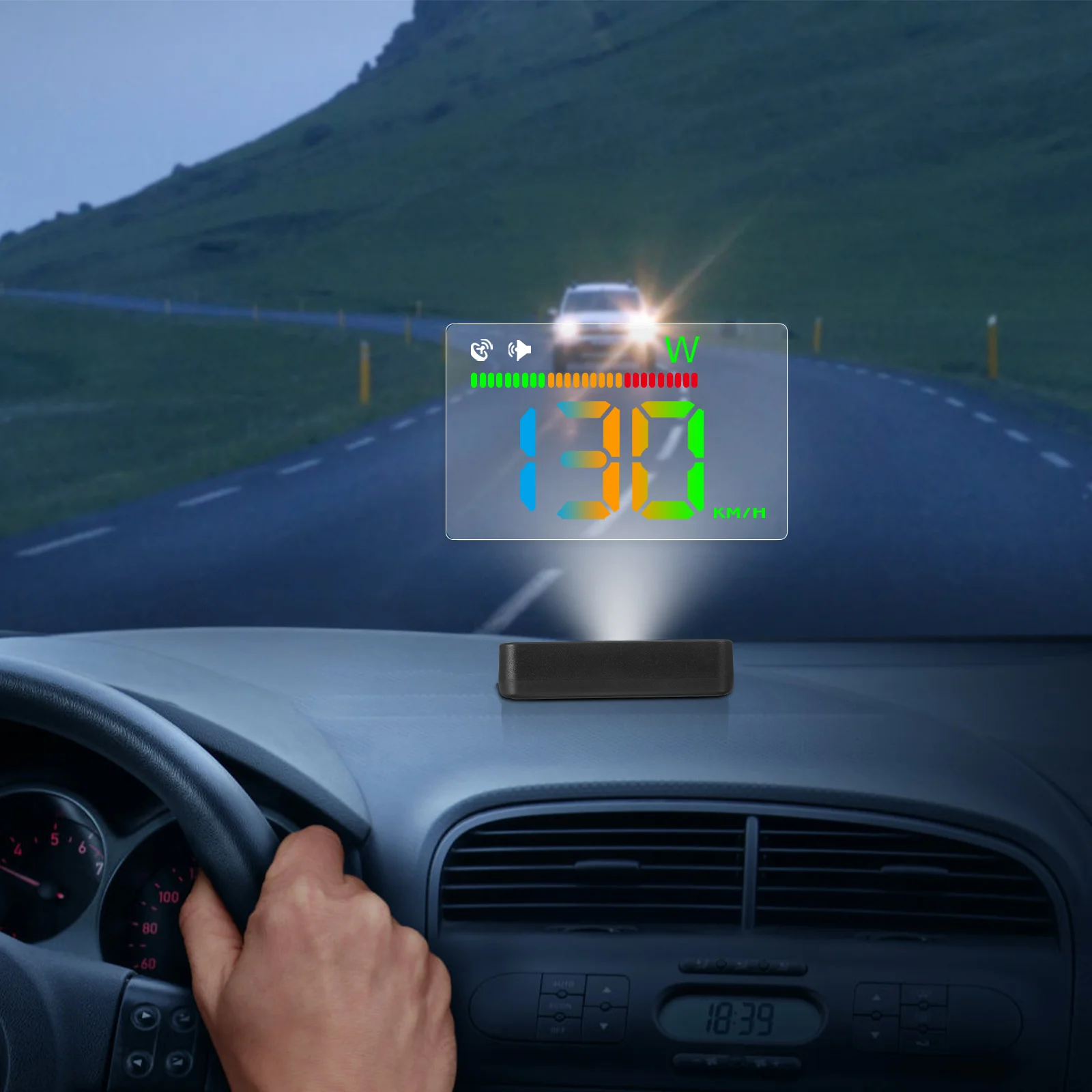 2 pçs filme reflexivo engrossado pet head up display tela protetora de alta definição filme projeção pára-brisas do carro reutilizável