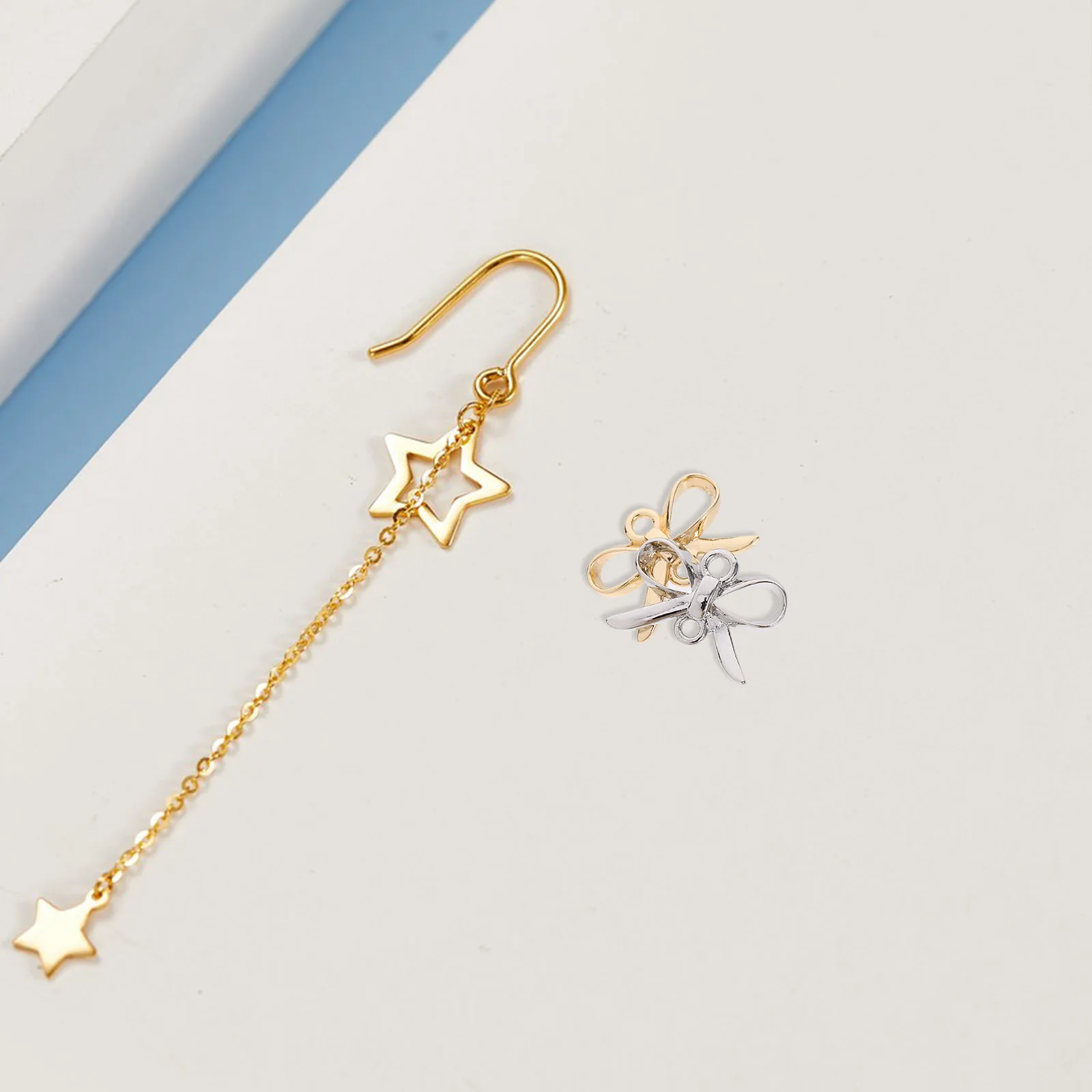 

50Pcs Bowknot Pendant Charms DIY Jewelry Making Supplies Alloy Jewelry Connector Charms for Necklace Bracelet Earrings