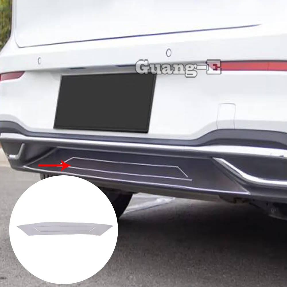 

For VW Volkswagen Golf8 Golf 8 2020 2021 2022 2023 Body Protection Bumper Stainless Steel Trim Rear Back Tail Bottom Trunk Pedal