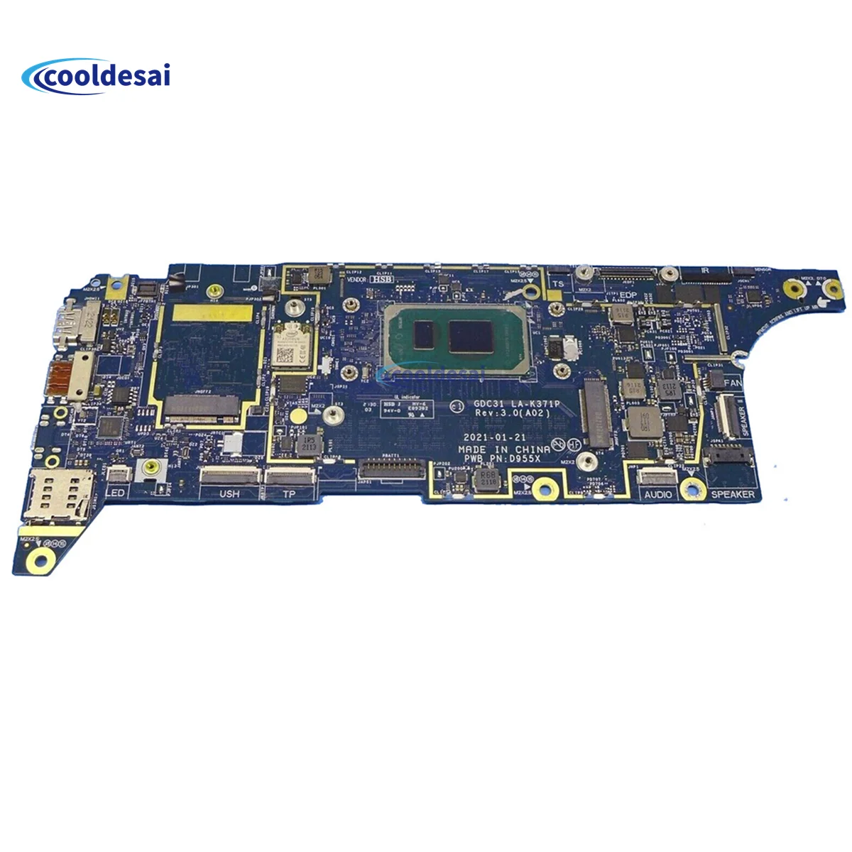 

LA-K371P Mainboard For DELL Latitude 7320 7420 Laptop Motherboard i5-1135G7/I7-1185G7 11th Gen CPU and 16GB RAM test ok