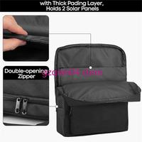 N7MD Portable Solars Panel Carrying Case for Ankers SOLIX PS100 PS200 Sturdy Canva Bag with Multiple Compartments Daily Use