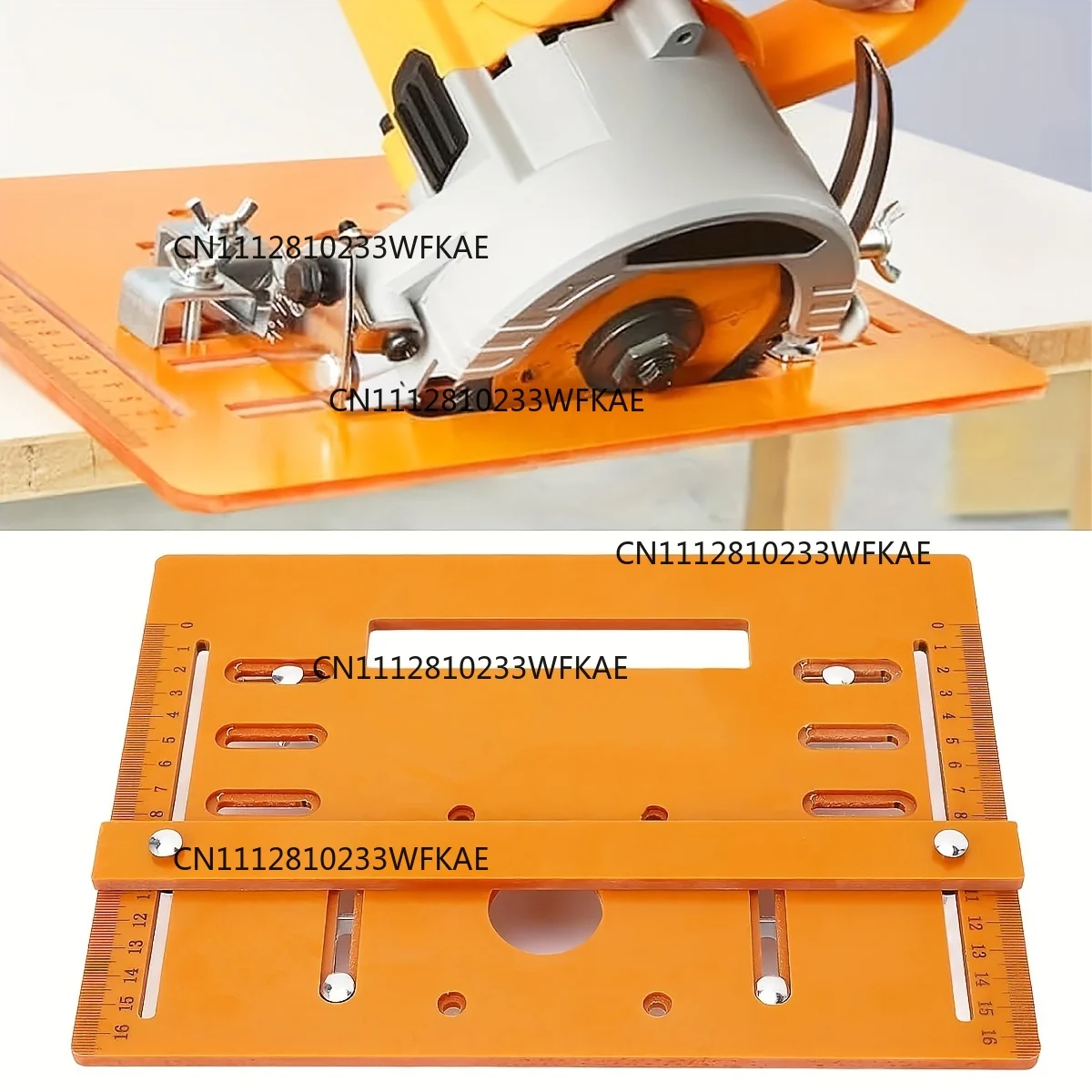 Circular Saw Base Plate Woodworking Cutting Machine Base Plate Backing Positioning Board Circular Saw Rail Tool