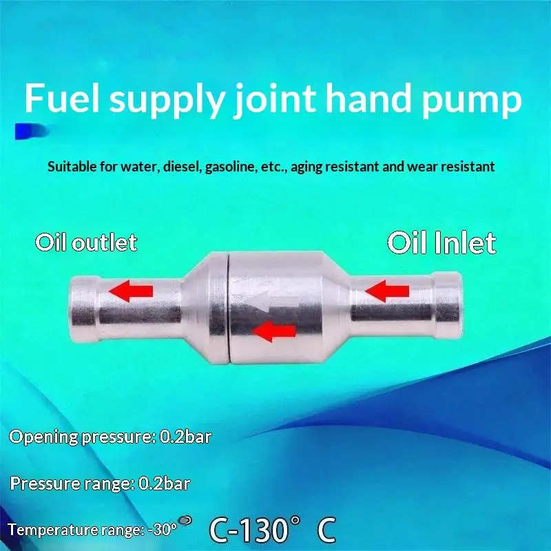Quick Insert Inline Aluminum Non-return Check Valve Replacement Parts for Commercial Plumbing System Regular Maintenance