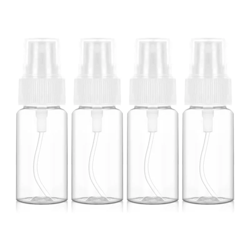 3/4Pcs Mini Spray Bottles 20/50ML Travel Spray Bottles Set Reusable Plastic Mini Travel Sprayer Bottles Kit Empty Sprays Bottle