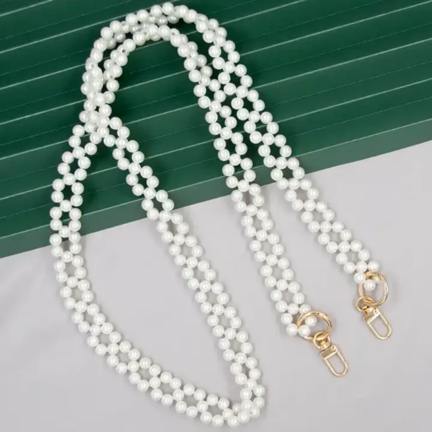 Pearl Crossbody Lanyard Strap Chain Phone Case For iPhone 15 Plus 15 12 13 Pro Max Mini 8 7 6 Plus Xr X Xs Max SE Clear Cover