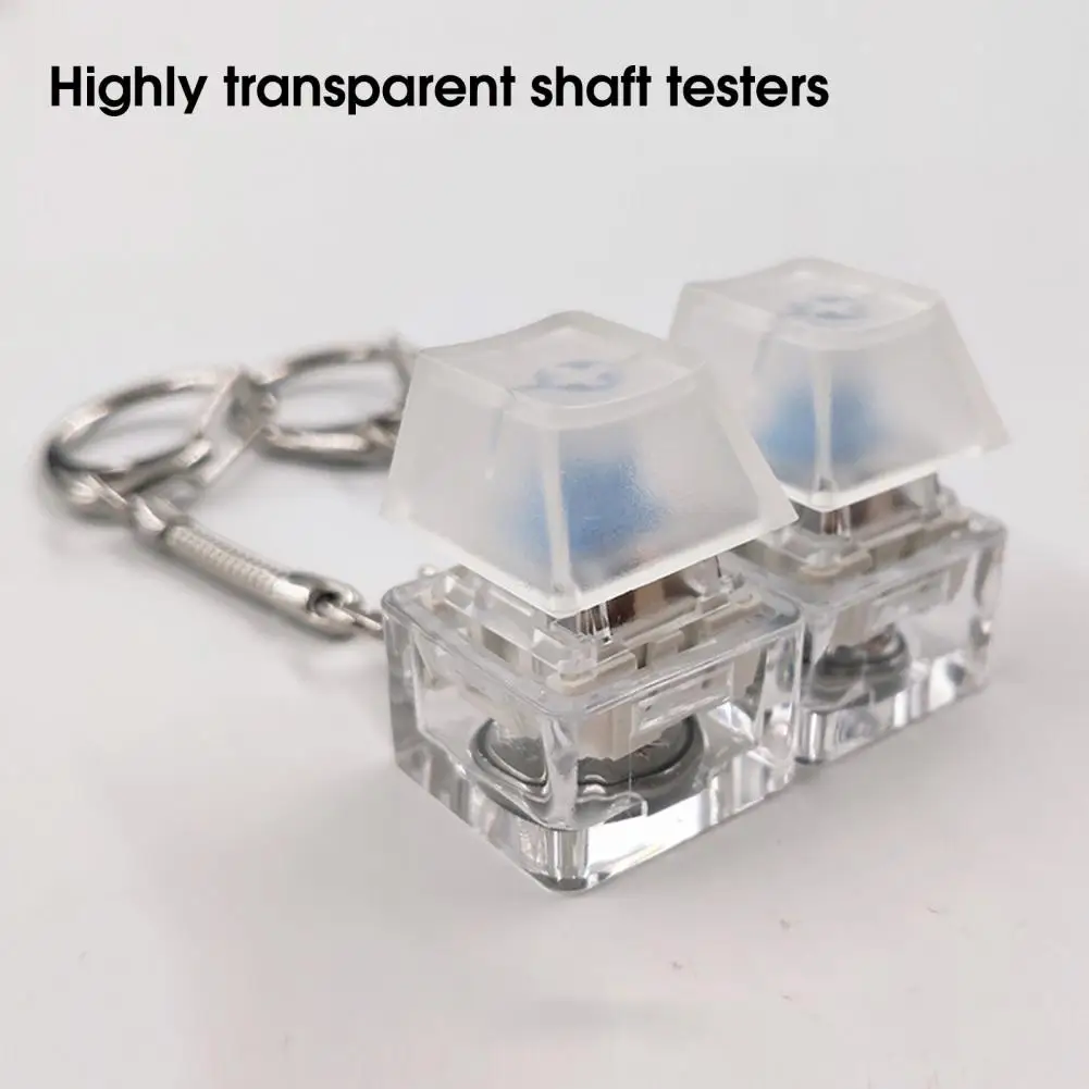 Durable Professional Non-fading Switch Tester Mechanical Keycap Switch Keychain for Home Key Cap Switch Tester