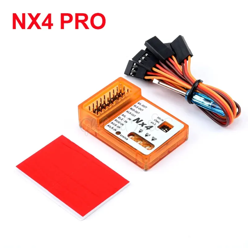 ZMR NX4 Pro EVO Flight Controller 3D Flight Gyroscope Balance for Fixed-Wing Aircraft Rate Hold Gyro off Mode Support