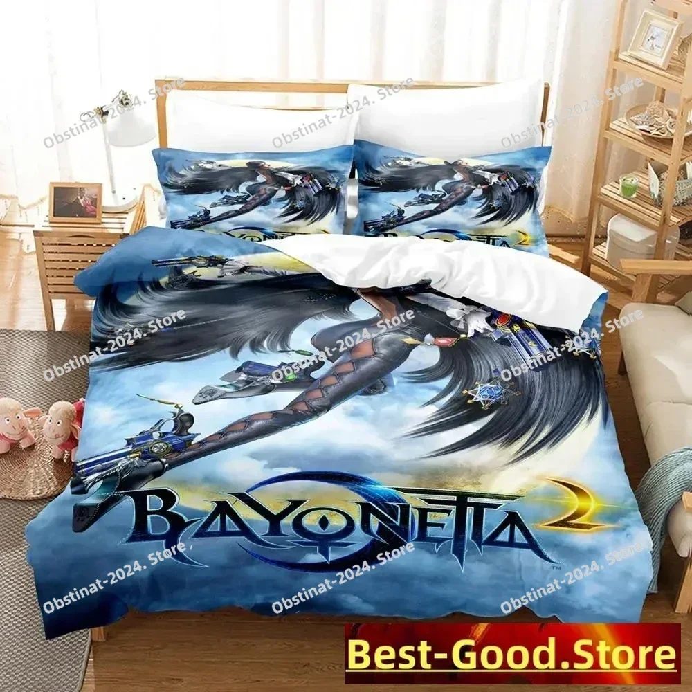 2025 바요네타 침구 세트 싱글 트윈 프린트 침대 세트 베개 커버 포함 침대 이불 커버 부드러운 싱글 더블 퀸 슈퍼 킹 사이즈