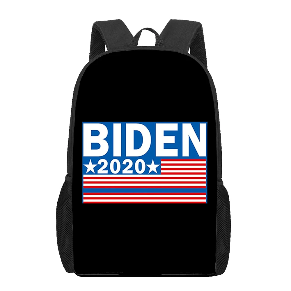 

Joe Biden 2020, детские школьные сумки Vice President с 3D принтом, детский рюкзак для девочек и мальчиков, студенческие рюкзаки большой вместимости