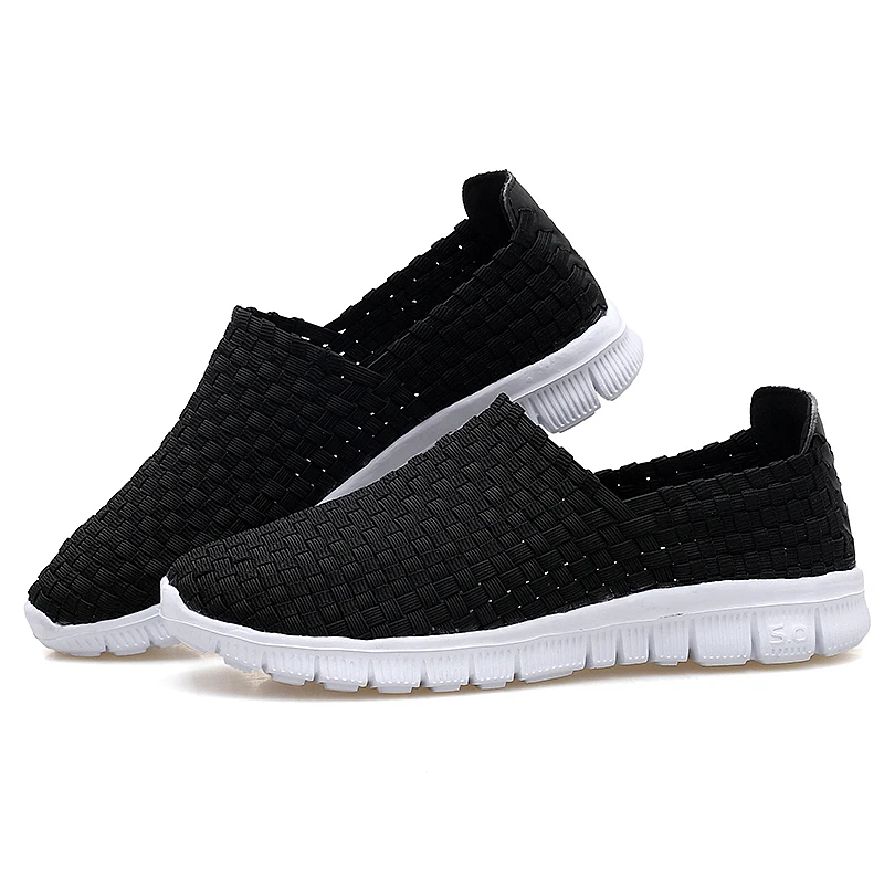 2021 New Spring Summer Casual Shoes for Woman Flat Soft Bottom Sneakers Breathable Mesh Shoes Woman Braided Shoes Zapatos Mujer