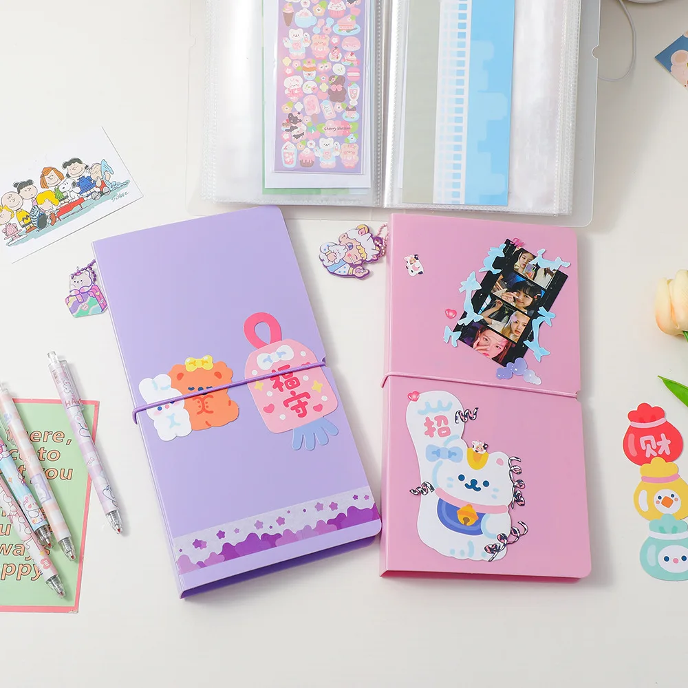 Jelly Color Travel Tickers Bookmarks Pockets Album Inner Sheets Pockets Photo Booth Album Photo Strips For Friend