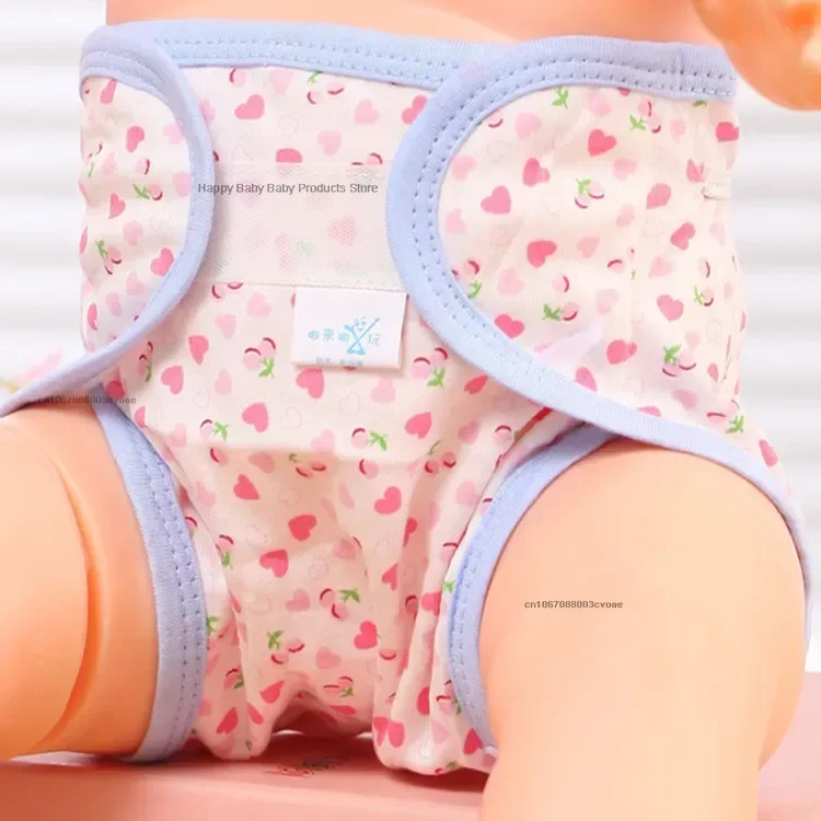 Kids Nappies Reusable Diaper Cover Adjustable Children Nappy Changing Baby Cloth Diaper 0-2Y