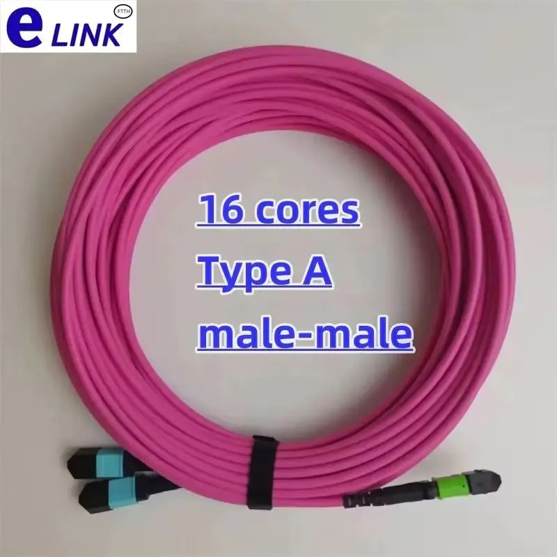 16-cores-mpo-splitter-1x2-fiber-optic-jumper-type-a-male-to-male-3m-5m-400g-om3-om4-10-gigabit-1-2-optical-mtp-16c-ftth