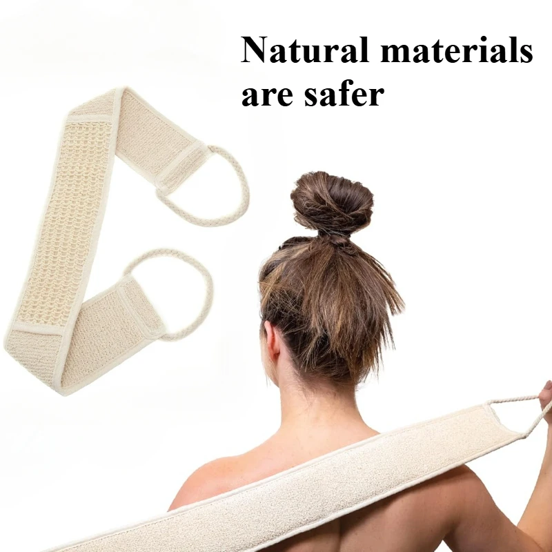 1/2 قطعة لينة الطبيعية التقشير اللوف حمام دش للجنسين تدليك سبا الغسيل الإسفنج حزام الظهر الجسم الجلد الصحة تنظيف فرشاة #1