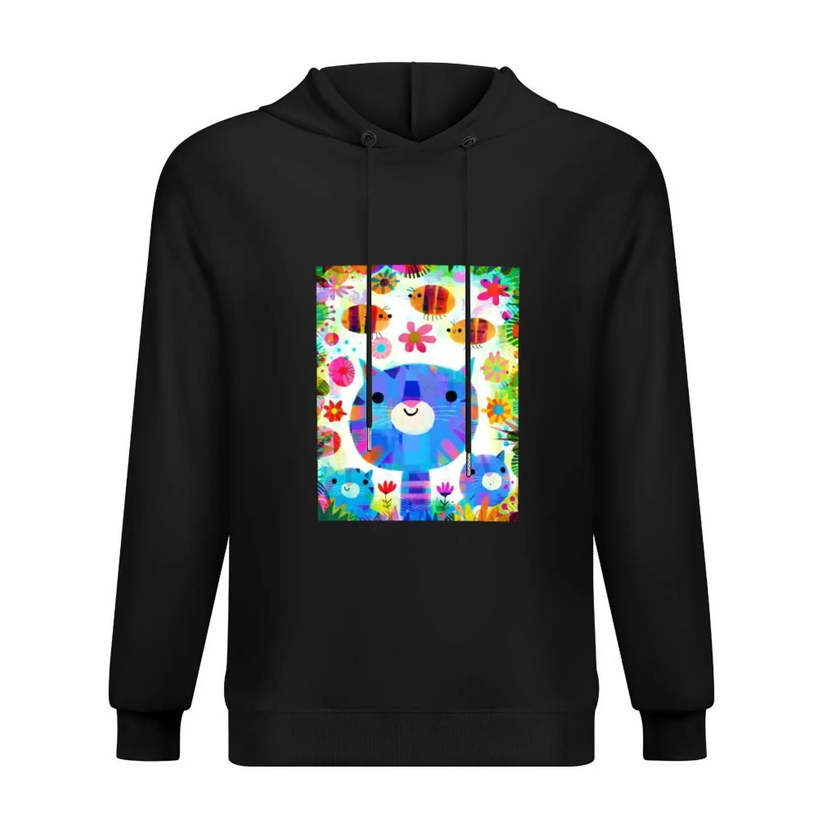 

Cat and Bees Hoodie autumn clothes anime clothes male clothes men clothing hoodie