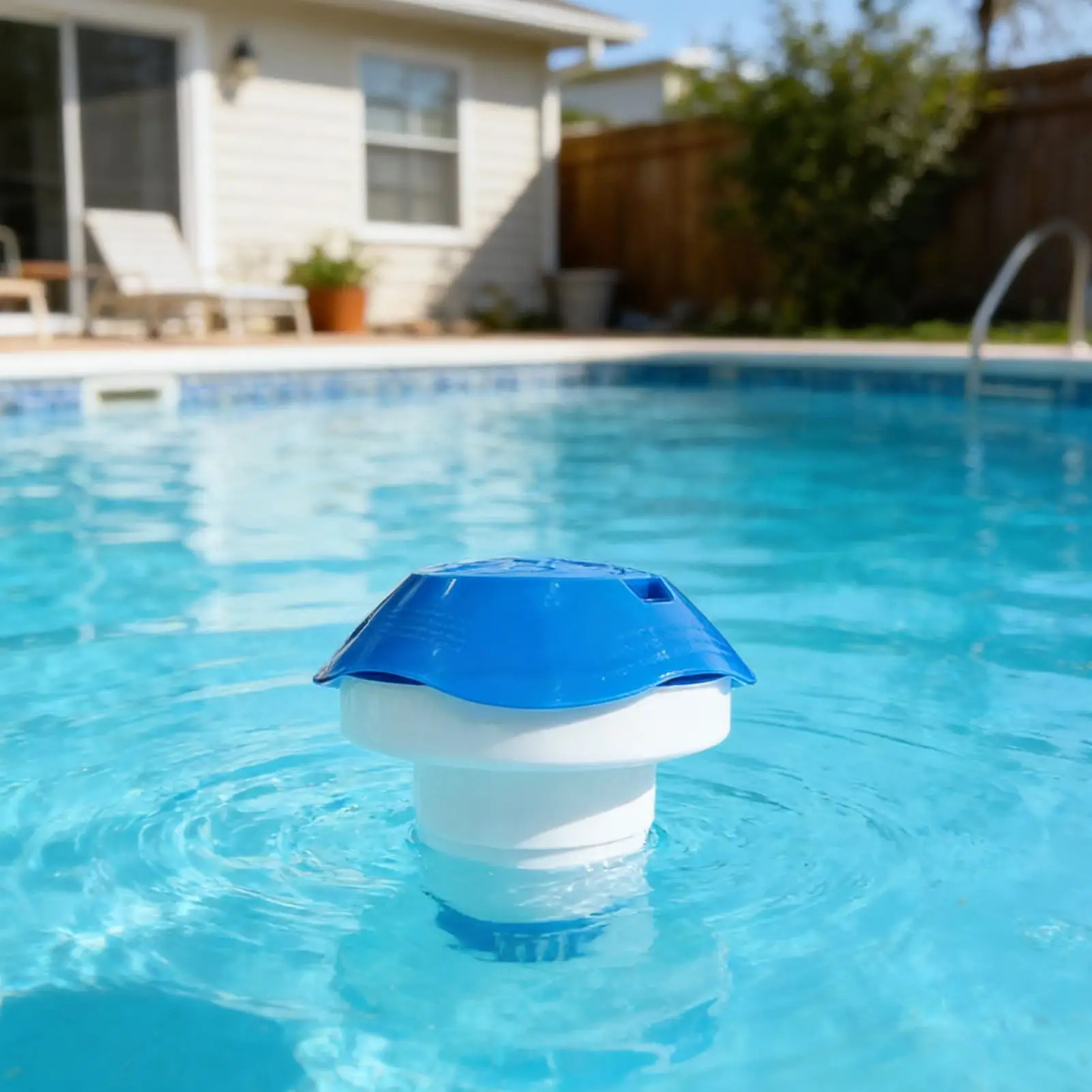 5-inch Pool Floating Chlorine Dispenser Adjustable Swimming Pool Chlorine Floater Automatic Sterilizer for Chlorine Tablets