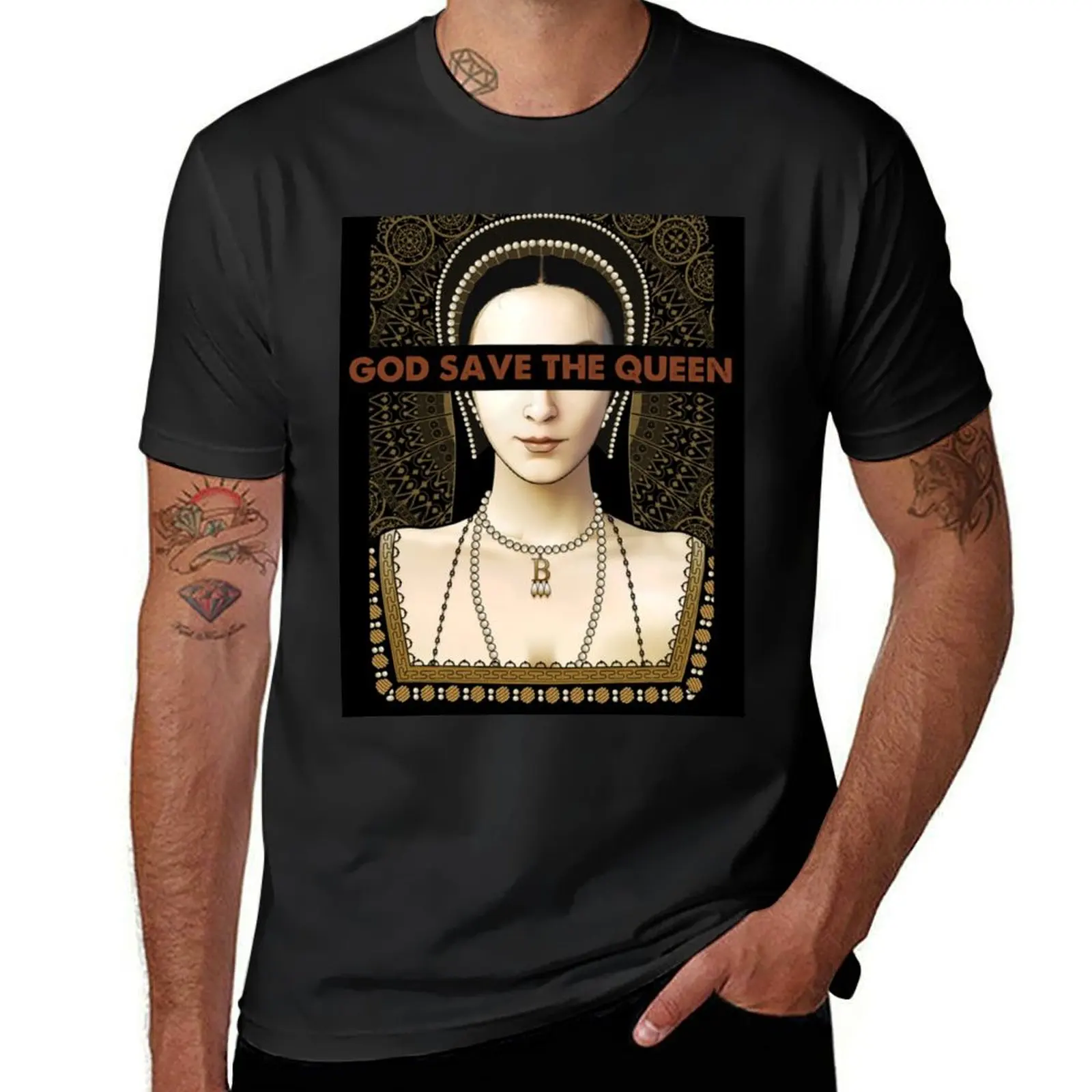 

Anne Boleyn God Save The Queen T-Shirt shirts graphic tees summer top oversized plus size tops mens champion t shirts